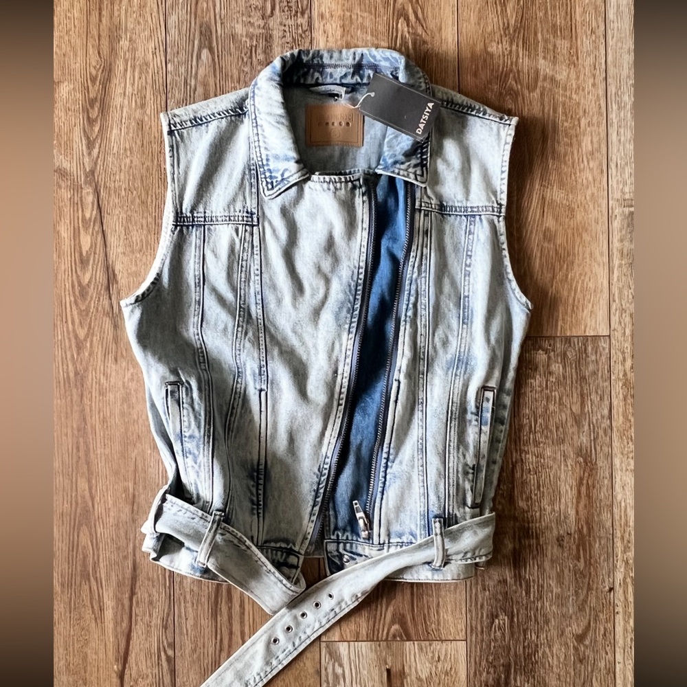 Blank NYC Light Blue Denim Jacket